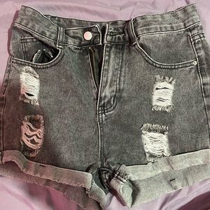Shein size small denim shorts